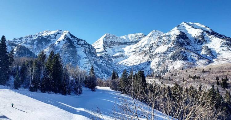 Sundance Mountains in Winter