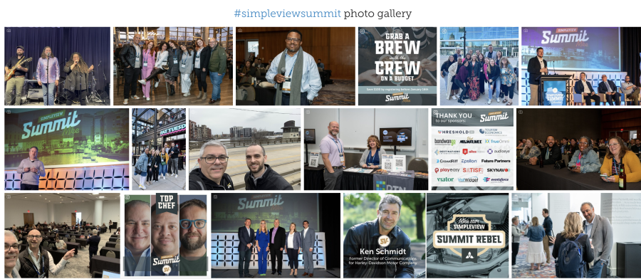 Simpleview Summit UGC gallery