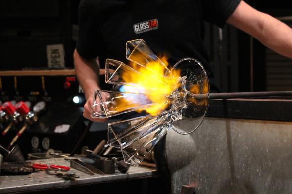 Steuben inspired Hot Glass Show