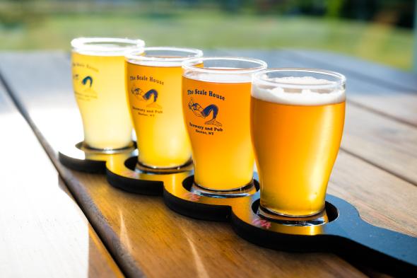 Scale House Brewery flight