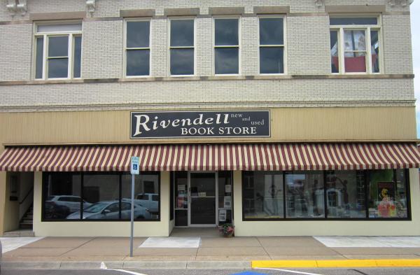 Storefront of the Rivendell Book Store in Abilene