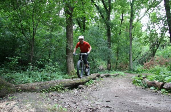 Biking on Mountain Bike Trail
