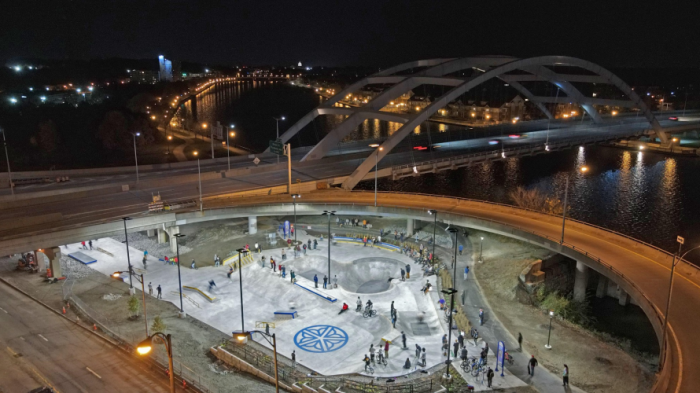 Completed Skate Park in Rochester, NY