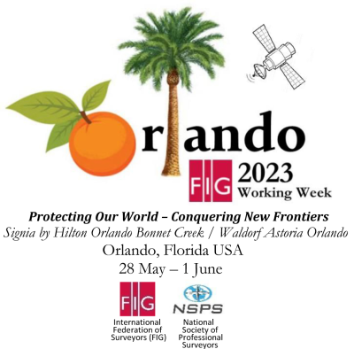 International Federation of Surveyors Fig Working Week 2023 logo for delegate website