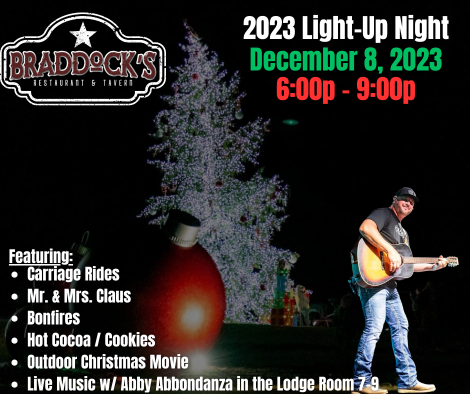 Braddock's Light-Up Night will feature Abby Abbondanza.