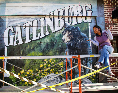 Gatlinburg Mural by Pinkie Mistry