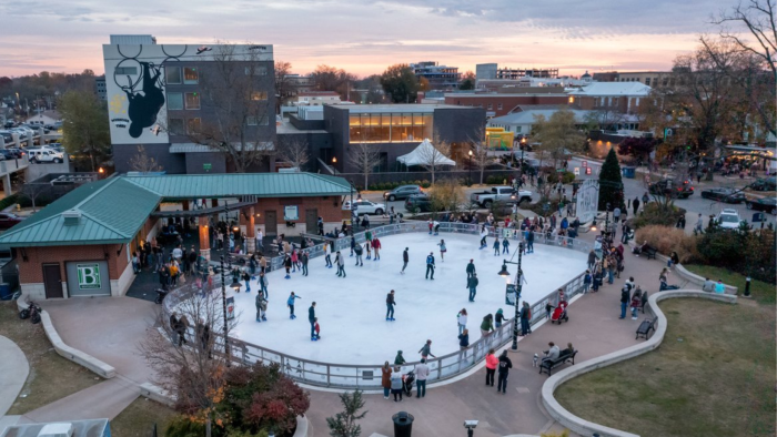 Ice Rink. Christmas. HOliday. PC: DBI