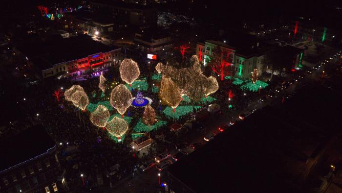 Square Christmas Lights