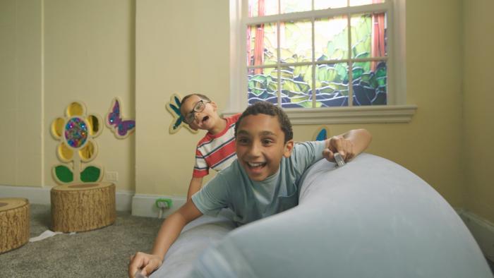 young boys playing at Fascinate-U