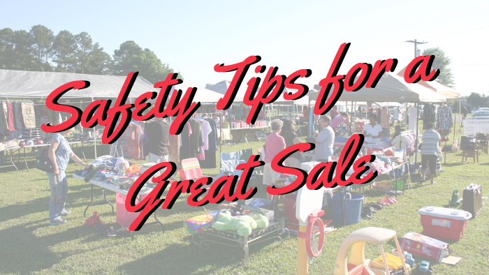 301 Endless Yard Sale Header for Promoting Safety Tips