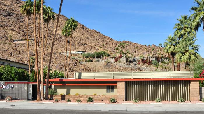 The front of Orbit In resort in Palm Springs