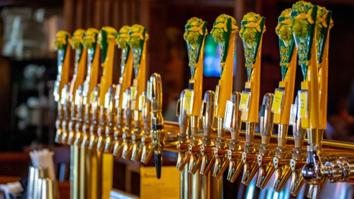 Beer Taps at Blind Tiger Brewery & Restaurant | Topeka, KS