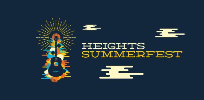 A graphic that says "Heights Summerfest."