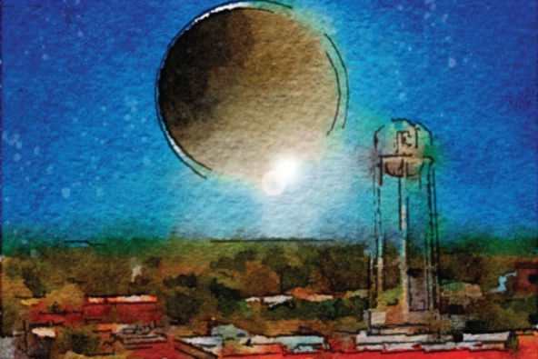McKinney Solar Eclipse poster art