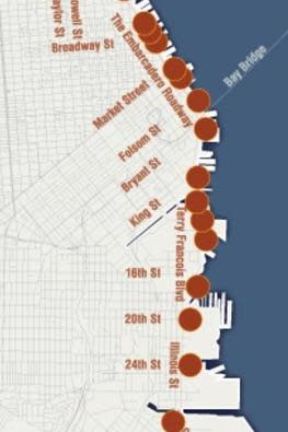 Bayside History Walk map