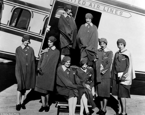 Cheyenne Sky Girls - the world's first airline stewardesses