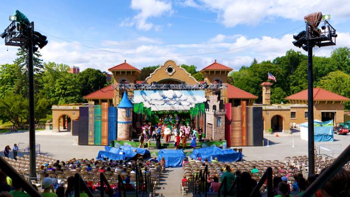 Play house top in the park