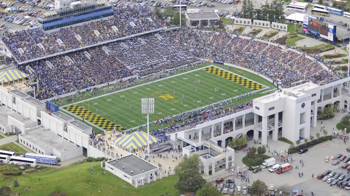 その他 TEN STADIUM NAVY XL Navy Midshipmen Navy-Marine Corps Memorial BRXLZ Stadium FOCO