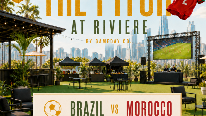 The Pitch at Riviere , World Cup Day Party