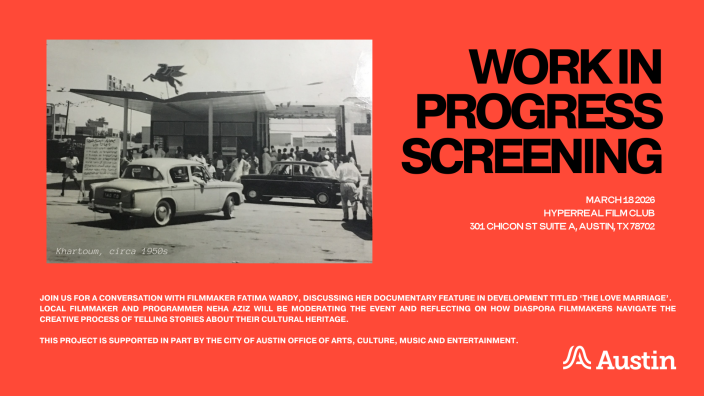 Work in Progress Screening of 'The Love Marriage' with filmmaker Fatima Wardy