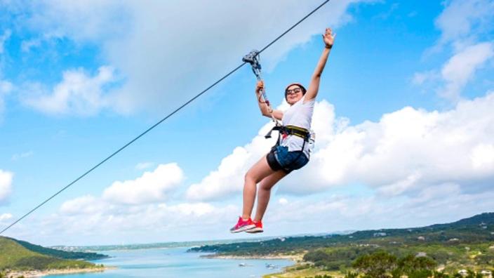 ●TRACK LACER / CAPITAL DRIVE Lake Travis Zipline Adventures