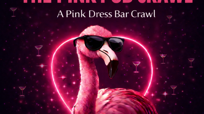 Spanish Town Parade Pink Pub Crawl