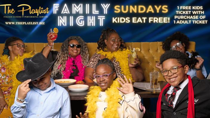 Family Sundays at The Playlist | Kids Eat Free in Chattanooga!