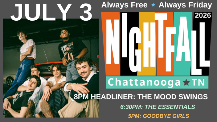 Nightfall Free Summer Concert Series: GOODBYE GIRLS / THE ESSENTIALS / THE MOOD SWINGS (EARLY SHOW)