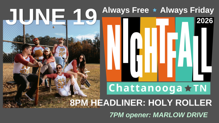 Nightfall Free Summer Concert Series: MARLOW DRIVE / HOLY ROLLER