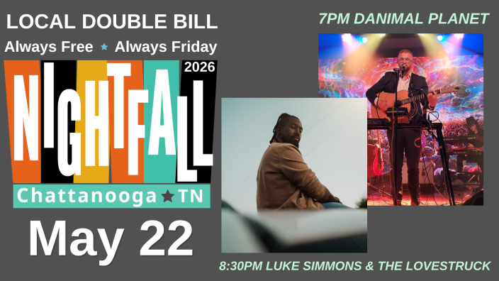 Nightfall Free Summer Concert Series:DANIMAL PLANET / LUKE SIMMONS & THE LOVESTRUCK (LOCAL DOUBLE BILL)