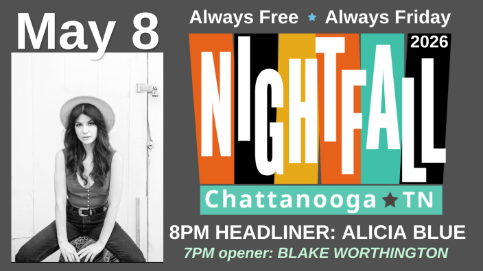 Nightfall Free Music Concert Series – BLAKE WORTHINGTON / ALICIA BLUE