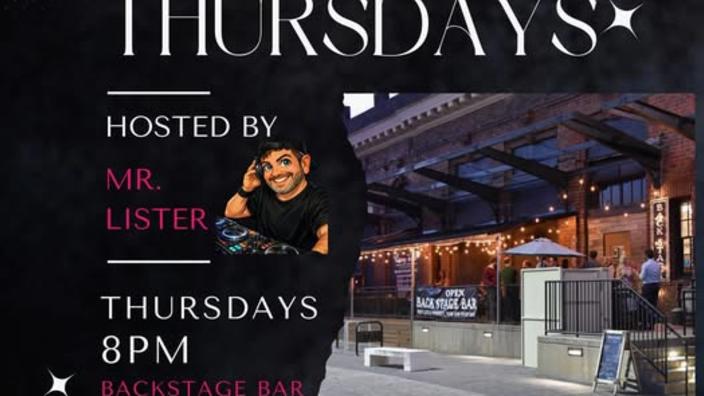 Thursday Night Karaoke on the patio.