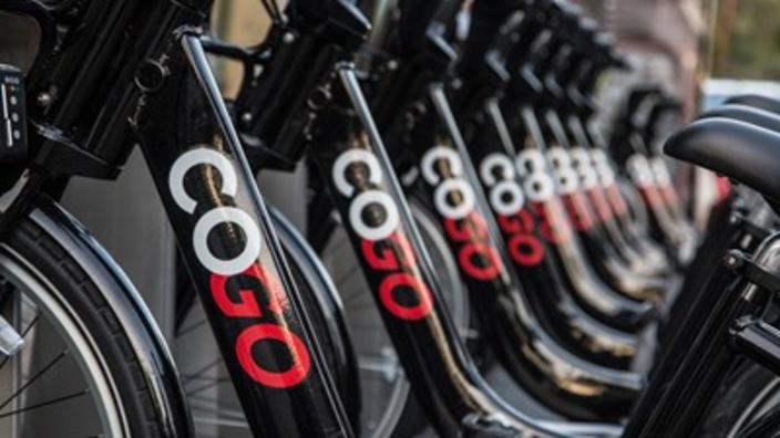 Cogo bike stations shop