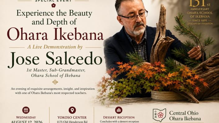 Experience the Art of Ikebana (Japanese Flower Arranging): Live