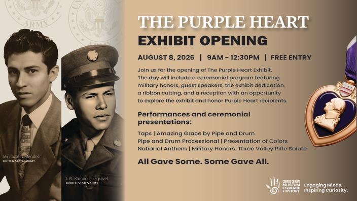 Purple Heart Exhibit Grand Opening — event imagery