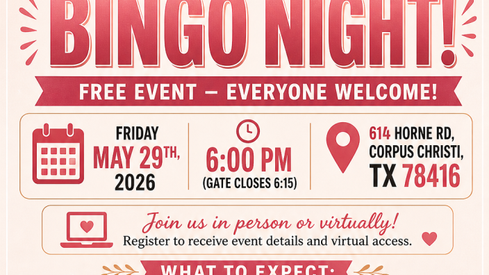 The Burning Rose Foundation Free Community Resource & Bingo Night — event imagery