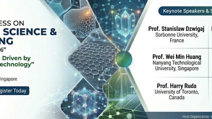 Material science 2026 — event imagery