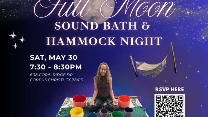 Full Moon Sound Bath & Hammock Night — event imagery