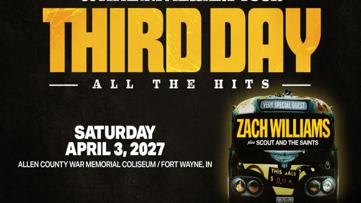 Third Day 30th Anniversary Tour with very special guest Zach