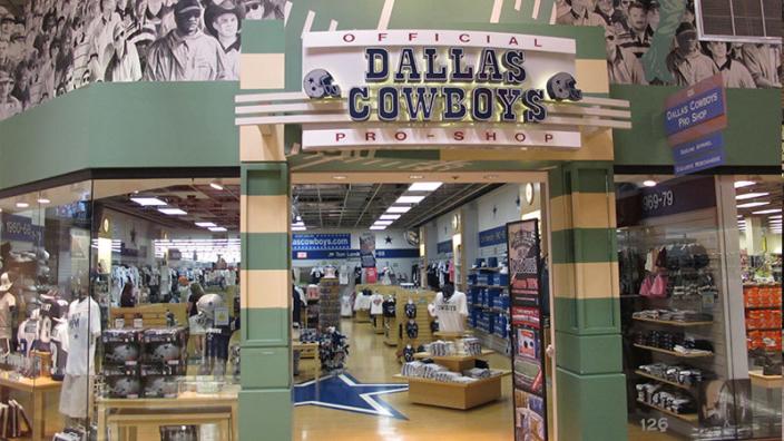 dallas cowboys store town east mall