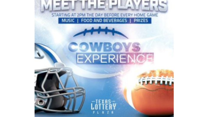 Cowboys Ultimate Experience on Texas Lottery Plaza