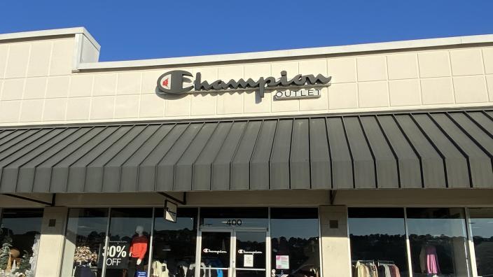 Champion outlet cheap stores location