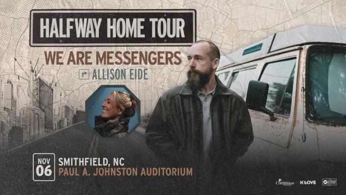 We Are Messengers, Allison Eide: Halfway Home Tour Graphic