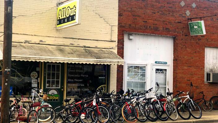 All in bike shop store