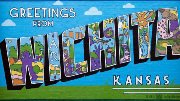 Greetings From Wichita Mural - Wichita KS