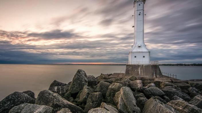 Huron Harbor Lighthouse