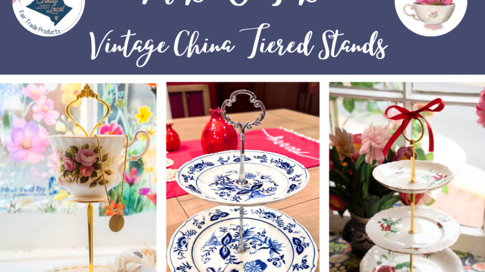 Vintage China Cake Stand Workshop