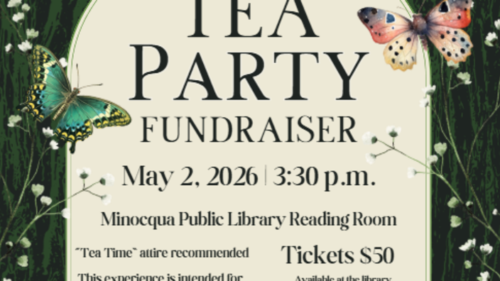 Tea Party Fundraiser, Minocqua Library Foundation
