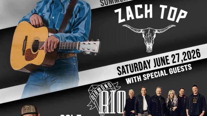 GRAPEVINE/Almost there Tour extra show … NEBRASKAland Days: Zach Top Live in Concert Revival with