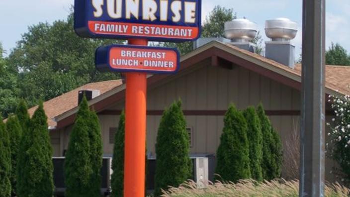 Sunrise hotsell family restaurant